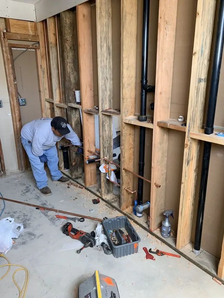 Commercial rough-in plumbing for Gas Line Repair in Maiden Creek Estates